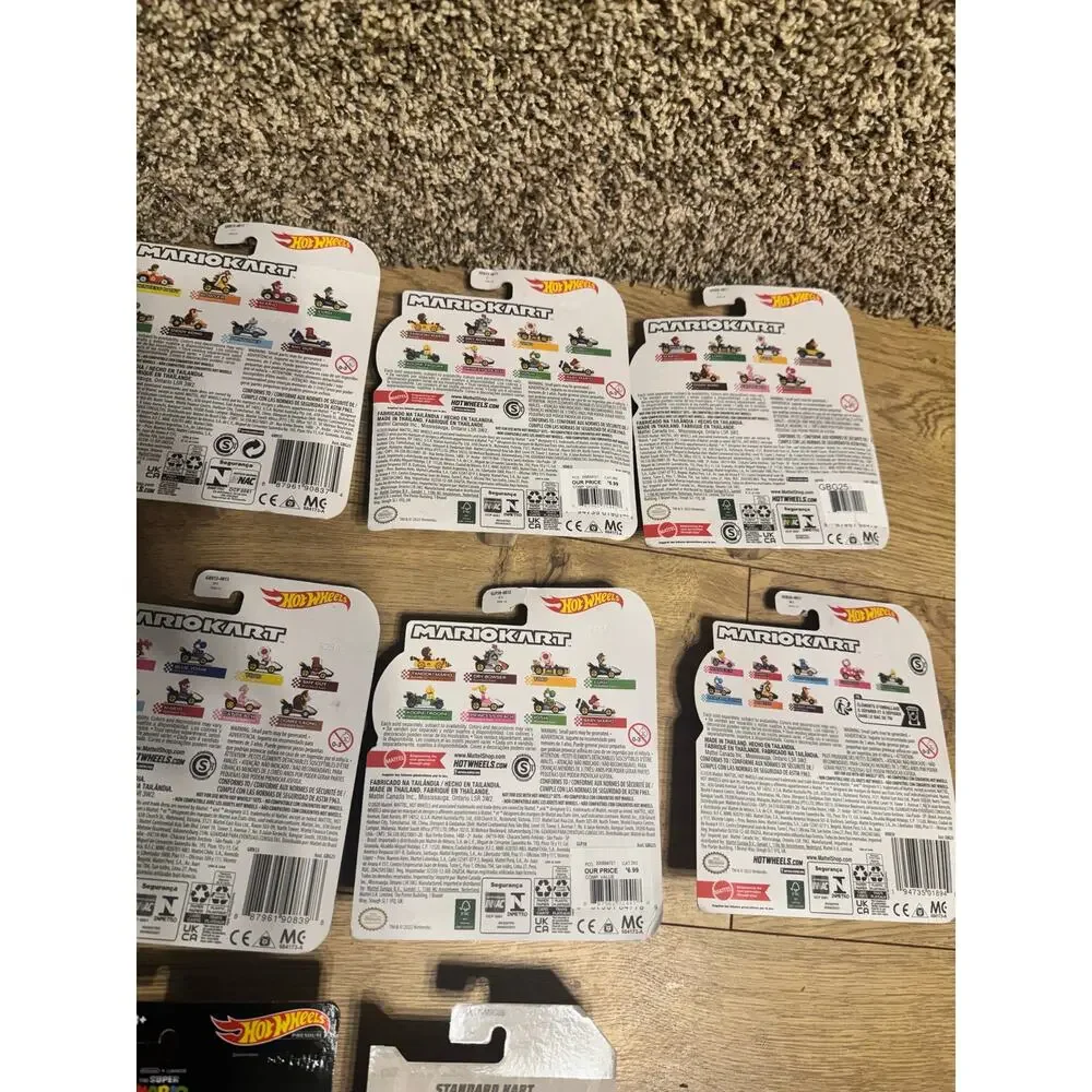 Hot Wheels Mario Kart lot of 14 - READ